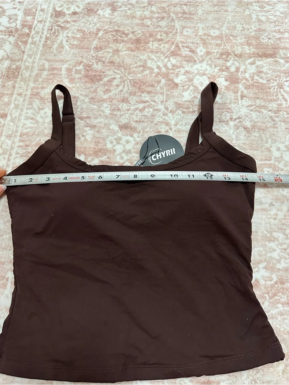 NWT 🤎 Espresso Camisole With Built In Bra - Picture 7 of 8